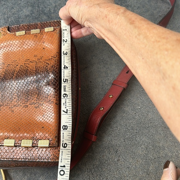 Chloe snake skin and leather shoulder/crossbody bag - Picture 9 of 11